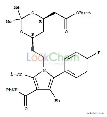 low price ISO factory high purity (4R-cis)-1,1-dimethylethyl-6-[2-[2-(4-fluorophenyl)-5-(1-isopropyl)-3-phenyl-4-[(phenylamino)carbonyl]-1H-pyrrol-1-yl]ethyl]-2,2-dimethyl-1,3-dioxane-4-acetate CAS NO