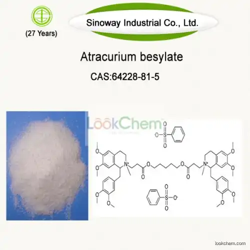 High quality Atracurium Besilate API 64228-81-5