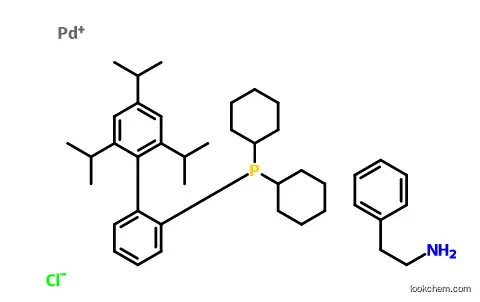 Chloro(2-dicyclohexylphosphino-2',4',6'-triisopropyl-1,1'-biphenyl)[2-(2-aminoethyl)phenyl)]palladium(II)