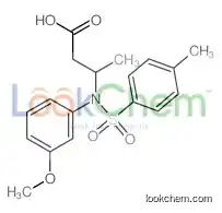 3-(3-methoxy-N-(4-methylphenyl)sulfonylanilino)butanoic acid