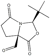 3-(1,1-dimethylethyl)dihydro-1,5-dioxo-(3R,7aR)-1H,3H-Pyrrolo[1,2-c]oxazole-7a(5H)carboxaldehyde