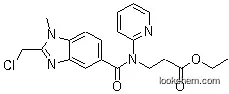 N-[[2-(Chloromethyl)-1-methyl-1H-benzimidazol-5-yl]carbonyl]-N-2-pyridinyl-beta-alanine ethyl ester