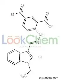 N-[(E)-(2-chloro-1-ethylindol-3-yl)methylideneamino]-2,4-dinitroaniline