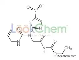 ethyl N-[2-[(5-nitro-1,3-thiazol-2-yl)-(prop-2-enylcarbamoyl)amino]acetyl]carbamate