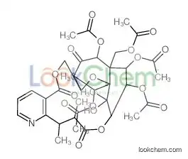 8,11-Epoxy-9,12-ethano-11,15-methano-11H-[1,8]dioxacycloheptadecino[4,3-b]pyridine-5,17,22-trione, 10,13,14,21-tetrakis(acetylox