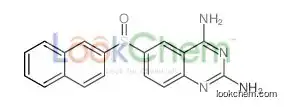 6-naphthalen-2-ylsulfinylquinazoline-2,4-diamine