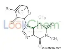 9-(4-bromo-2-methyl-5-oxo-2H-pyran-6-yl)-1,3-dimethylpurine-2,6-dione