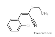 (E)-3-(2-chlorophenyl)-2-ethylsulfanylprop-2-enenitrile