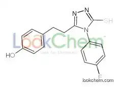4-(4-fluorophenyl)-3-[2-(4-hydroxyphenyl)ethyl]-1H-1,2,4-triazole-5-thione