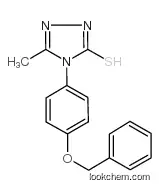 3-methyl-4-(4-phenylmethoxyphenyl)-1H-1,2,4-triazole-5-thione