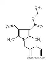 ethyl 4-formyl-2,5-dimethyl-1-(thiophen-2-ylmethyl)pyrrole-3-carboxylate