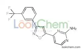 4-[3-[3-(trifluoromethyl)phenyl]-1,2-oxazol-5-yl]pyrimidin-2-amine