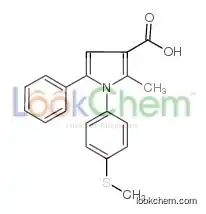 2-methyl-1-(4-methylsulfanylphenyl)-5-phenylpyrrole-3-carboxylic acid