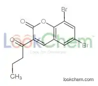6,8-dibromo-3-butanoylchromen-2-one