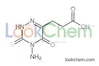 3-(4-amino-5-oxo-3-sulfanylidene-2H-1,2,4-triazin-6-yl)propanoic acid