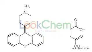 1-METHYL-4-[THIOXANTHEN-9-YLIDENE]PIPERIDINE MALEATE SALT