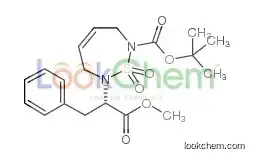 1,2,7-THIADIAZEPINE-2(3H)-ACETIC ACID, 7-[(1,1-DIMETHYLETHOXY)CARBONYL]-6,7-DIHYDRO--(PHENYLMETHYL)-, METHYL ESTER, 1,1-DIOXIDE,