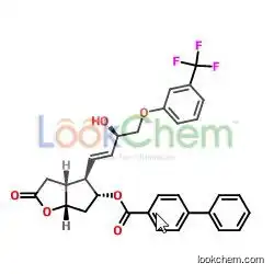 [1,1'-Biphenyl]-4-carboxylicacid, (3aR,4R,5R,6aS)-hexahydro-4-[(1E,3R)-3-hydroxy-4-[3-(trifluoromethyl)phenoxy]-1-buten-1-yl]-2-oxo-2H-cyclopenta[b]furan-5-yl ester
