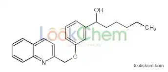1-[3-(quinolin-2-ylmethoxy)phenyl]hexan-1-ol