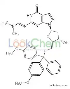 5'-O-DIMETHOXYTRITYL-N2-(N,N-DIMETHYLAMINOMETHYLENE)-8-AZA-7-DEAZA-2'-DEOXYGUANOSINE