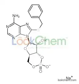 8-BENZYLTHIOADENOSINE-3',5'-CYCLIC MONOPHOSPHATE SODIUM SALT