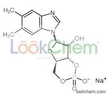 5,6-DIMETHYL-1--D-RIBOFURANOSYLBENZIMIDAZOLE-3',5'-CYCLIC MONOPHOSPHATE,SODIUM SALT