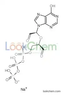 [hydroxy-[3-oxo-2-[2-oxo-1-(6-oxo-3H-purin-9-yl)ethoxy]propoxy]phosphoryl] phosphono hydrogen phosphate