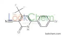 3-CYANO-4-TRIFLUOROMETHYL-6-(4'-BROMOPHENYL)-PYRIDINE-2-ONE