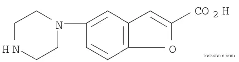 5-(Piperazine-1-yl)benzofuran-2-carboxylic acid with competetive price CAS NO.183288-47-3