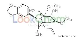 (3S,4R,5R,6S,7R)-6-(1,3-benzodioxol-5-yl)-3,5-dimethoxy-7-methyl-1-prop-2-enylbicyclo[3.2.1]octane-4,8-diol