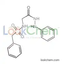 N-[2-oxo-2-(2-phenylhydrazinyl)ethyl]-1-phenylmethanesulfonamide