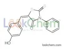 (5E)-5-[(4-hydroxyphenyl)methylidene]-3-phenyl-2-sulfanylidene-1,3-thiazolidin-4-one
