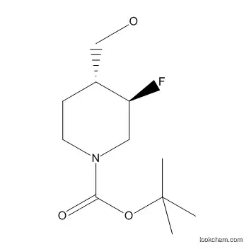 (3,4)-Tras-tert-butyl 3-fluoro-4-(hydroxymethyl)piperidine-1-carboxylate