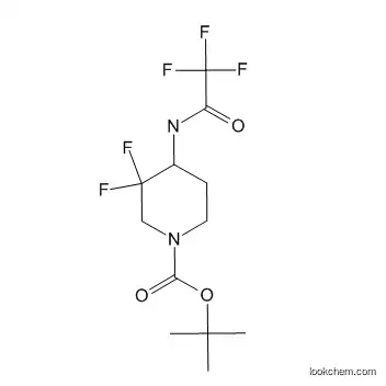 tert-butyl 3,3-difluoro-4-(2,2,2-trifluoroacetamido)piperidine-1-carboxylate