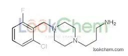 3-[4-[(2-chloro-6-fluorophenyl)methyl]piperazin-1-yl]propan-1-amine