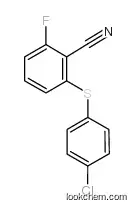 2-(4-chlorophenyl)sulfanyl-6-fluorobenzonitrile
