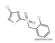 3-chloro-5-[(2-chlorophenyl)methylsulfonyl]-1,2,4-thiadiazole
