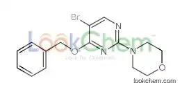 4-(5-bromo-4-phenylmethoxypyrimidin-2-yl)morpholine
