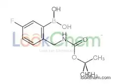 2-BOC-aminomethyl-5-fluorophenylboronic acid