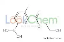 (4-Fluoro-3-((2-hydroxyethyl)carbamoyl)phenyl)boronic acid