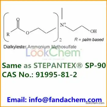 CAS:91995-81-2, Same as STEPANTEX SP-90, Dialkylester Ammonium Methosulfate (Ester quats), Manufacturer and Exporter FandaChem in China from Hangzhou Fandachem Co.,Ltd