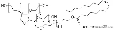 Tween 80,Polyoxyethylenesorbitan monooleate; Sorbitan monooleate ethoxylate,CAS 9005-67-8