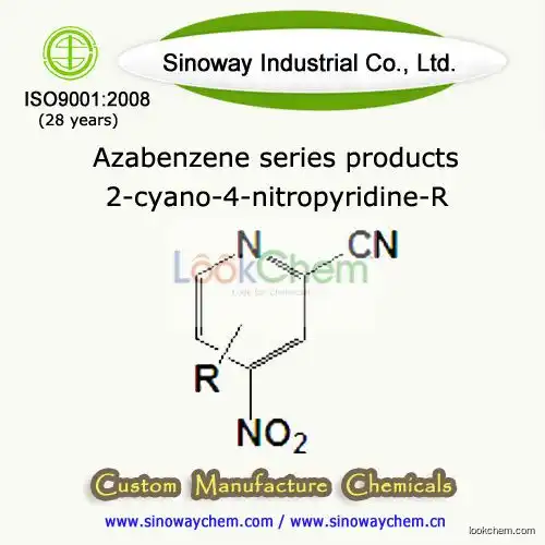 Custom Manufacture Custom Synthesis 2-cyano-4-nitropyridine-R 19235-88-2