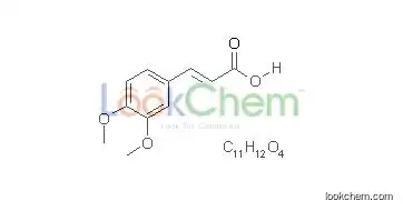 ISO Factory Supply 3,4-Dimethoxycinnamic acid