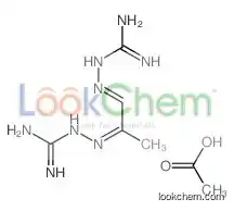Guanidine, 1,1'-(methylethanediylidenedinitrilo)di-, diacetate