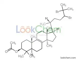Lanosta-8,24-dien-3..-ol, acetate, dibromo deriv.