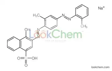 1-Naphthalenesulfonicacid, 4-hydroxy-3-[2-[2-methyl-4-[2-(2-methylphenyl)diazenyl]phenyl]diazenyl]-,sodium salt (1:1)