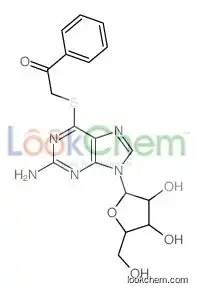 2-[2-amino-9-[3,4-dihydroxy-5-(hydroxymethyl)oxolan-2-yl]purin-6-yl]sulfanyl-1-phenylethanone