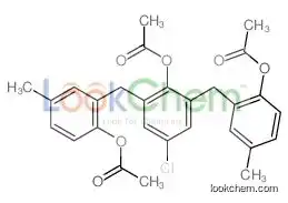 [2-[[2-acetyloxy-3-[(2-acetyloxy-5-methylphenyl)methyl]-5-chlorophenyl]methyl]-4-methylphenyl] acetate