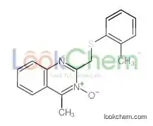 4-methyl-2-[(2-methylphenyl)sulfanylmethyl]-3-oxidoquinazolin-3-ium